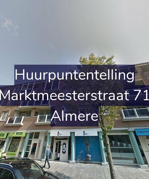 Foto gevel Huurpuntentelling voor Marktmeesterstraat 71, Almere