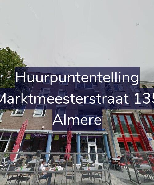 Foto gevel Huurpuntentelling voor Marktmeesterstraat 135, Almere