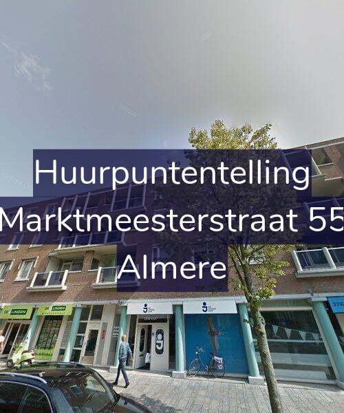 Foto gevel Huurpuntentelling voor Marktmeesterstraat 55, Almere