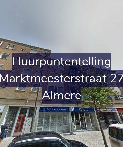 Foto gevel Huurpuntentelling voor Marktmeesterstraat 27, Almere