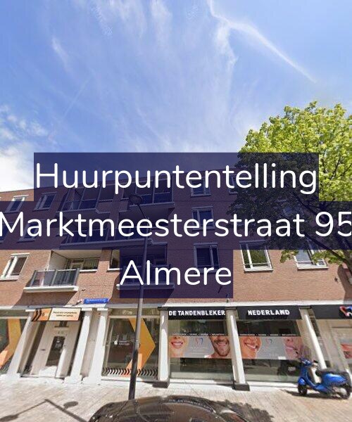Foto gevel Huurpuntentelling voor Marktmeesterstraat 95, Almere