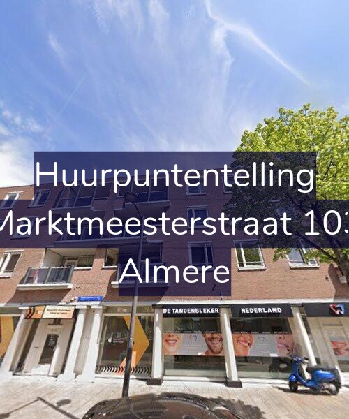 Foto gevel Huurpuntentelling voor Marktmeesterstraat 103, Almere
