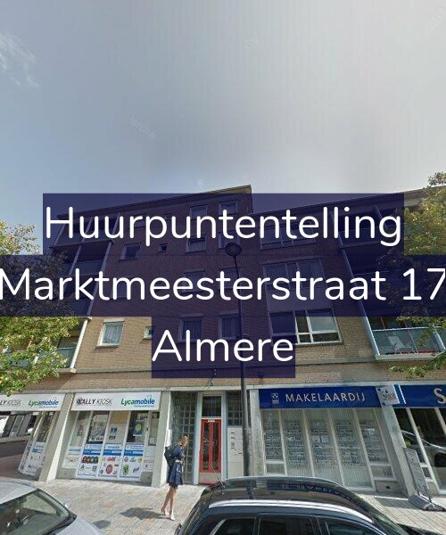 Foto gevel Huurpuntentelling voor Marktmeesterstraat 17, Almere