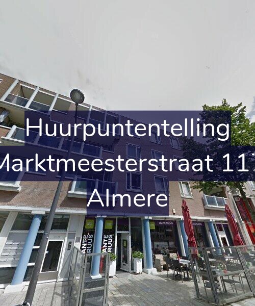 Foto gevel Huurpuntentelling voor Marktmeesterstraat 117, Almere