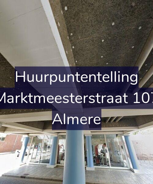 Foto gevel Huurpuntentelling voor Marktmeesterstraat 107, Almere