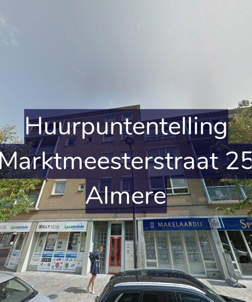 Foto gevel Huurpuntentelling voor Marktmeesterstraat 25, Almere