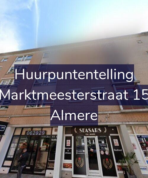 Foto gevel Huurpuntentelling voor Marktmeesterstraat 15, Almere