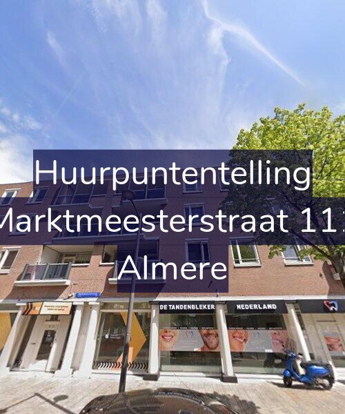 Foto gevel Huurpuntentelling voor Marktmeesterstraat 111, Almere