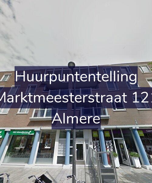 Foto gevel Huurpuntentelling voor Marktmeesterstraat 121, Almere