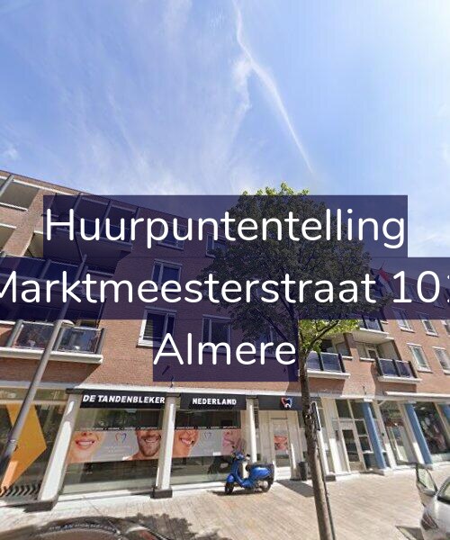 Foto gevel Huurpuntentelling voor Marktmeesterstraat 101, Almere