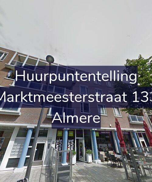 Foto gevel Huurpuntentelling voor Marktmeesterstraat 133, Almere
