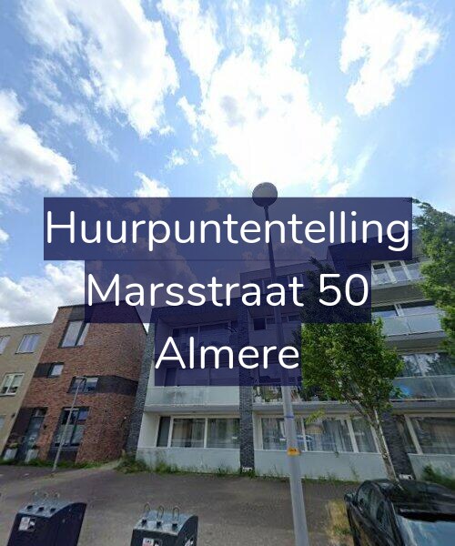 Foto gevel Huurpuntentelling voor Marsstraat 50, Almere