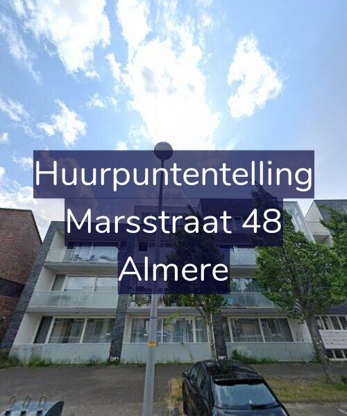 Foto gevel Huurpuntentelling voor Marsstraat 48, Almere