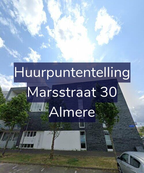 Foto gevel Huurpuntentelling voor Marsstraat 30, Almere