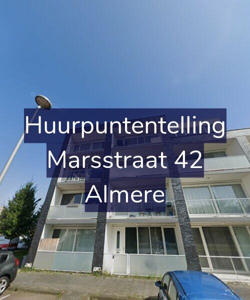 Foto gevel Huurpuntentelling voor Marsstraat 42, Almere