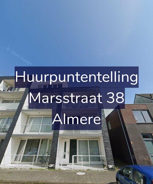 Foto gevel Huurpuntentelling voor Marsstraat 38, Almere