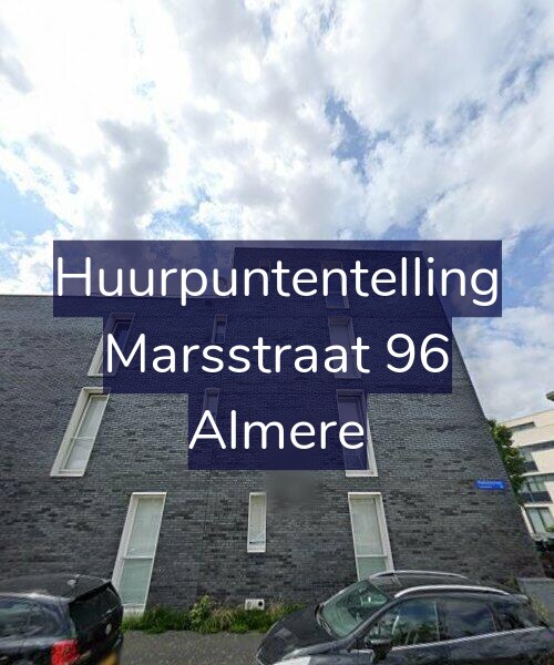 Foto gevel Huurpuntentelling voor Marsstraat 96, Almere