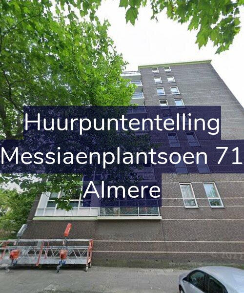 Foto gevel Huurpuntentelling voor Messiaenplantsoen 71, Almere