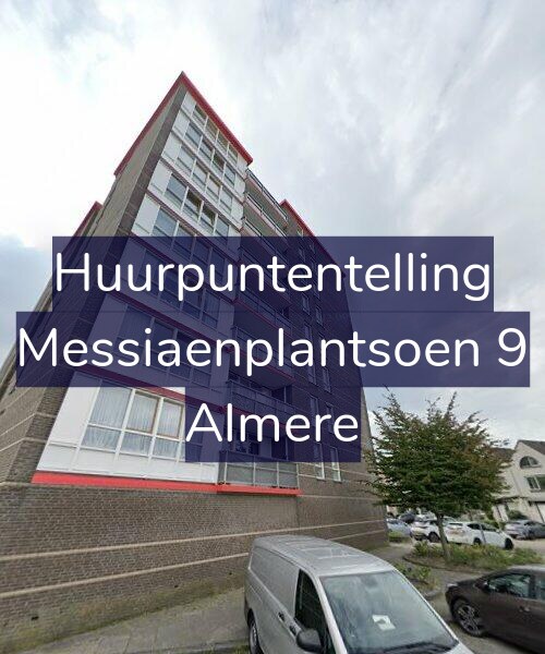 Foto gevel Huurpuntentelling voor Messiaenplantsoen 9, Almere