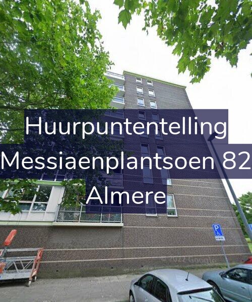 Foto gevel Huurpuntentelling voor Messiaenplantsoen 82, Almere