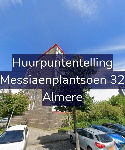 Foto gevel Huurpuntentelling voor Messiaenplantsoen 32, Almere