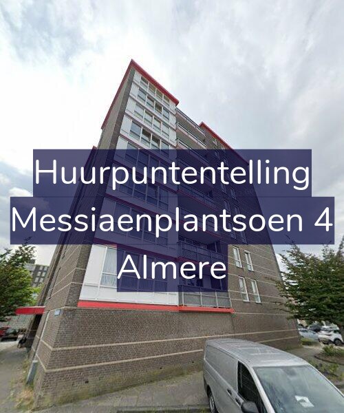 Foto gevel Huurpuntentelling voor Messiaenplantsoen 4, Almere