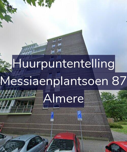 Foto gevel Huurpuntentelling voor Messiaenplantsoen 87, Almere