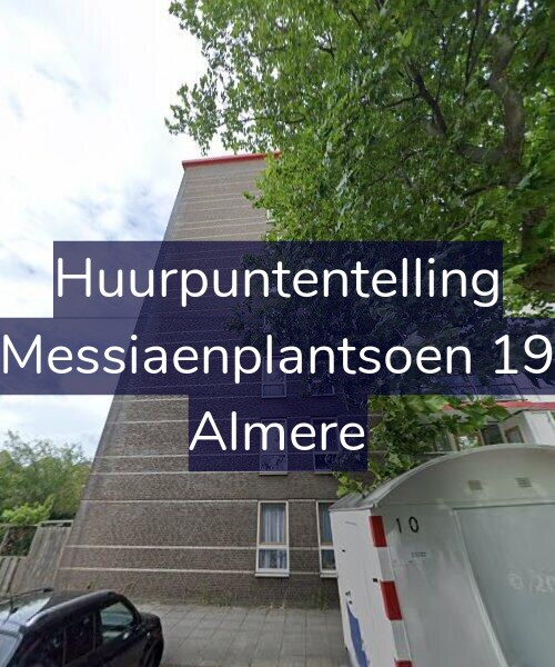 Foto gevel Huurpuntentelling voor Messiaenplantsoen 19, Almere
