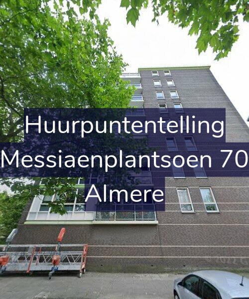 Foto gevel Huurpuntentelling voor Messiaenplantsoen 70, Almere