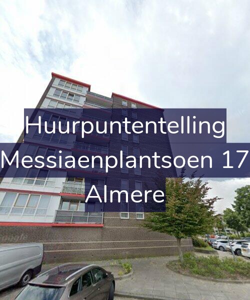 Foto gevel Huurpuntentelling voor Messiaenplantsoen 17, Almere