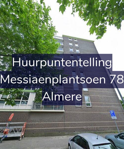 Foto gevel Huurpuntentelling voor Messiaenplantsoen 78, Almere
