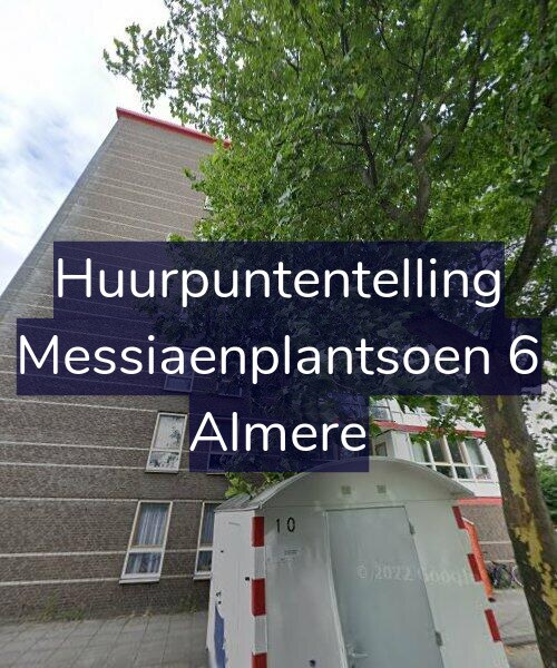 Foto gevel Huurpuntentelling voor Messiaenplantsoen 6, Almere