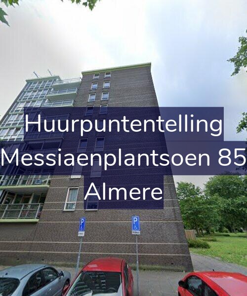 Foto gevel Huurpuntentelling voor Messiaenplantsoen 85, Almere