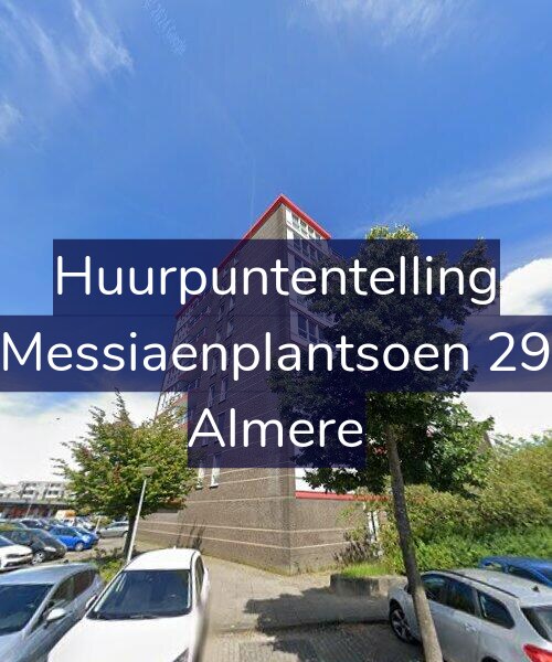 Foto gevel Huurpuntentelling voor Messiaenplantsoen 29, Almere