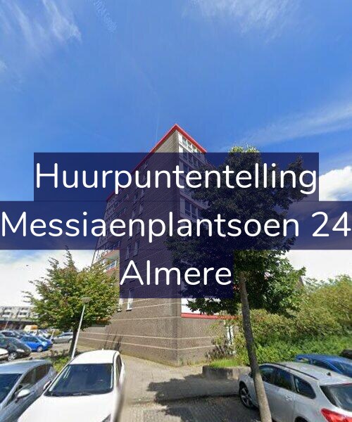 Foto gevel Huurpuntentelling voor Messiaenplantsoen 24, Almere