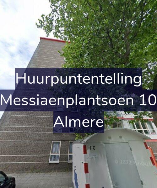 Foto gevel Huurpuntentelling voor Messiaenplantsoen 10, Almere