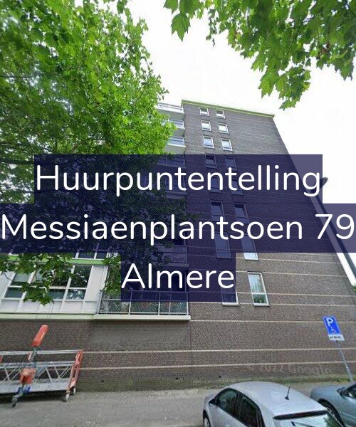 Foto gevel Huurpuntentelling voor Messiaenplantsoen 79, Almere