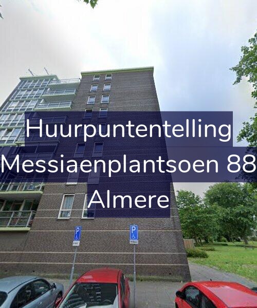 Foto gevel Huurpuntentelling voor Messiaenplantsoen 88, Almere