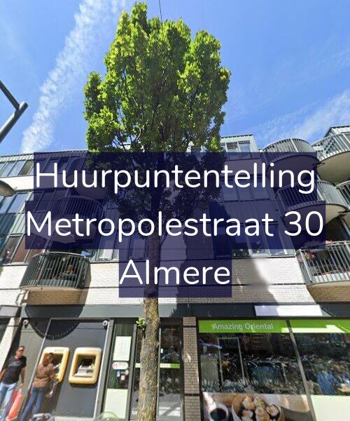 Foto gevel Huurpuntentelling voor Metropolestraat 30, Almere
