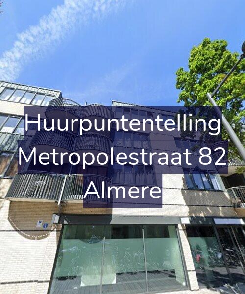 Foto gevel Huurpuntentelling voor Metropolestraat 82, Almere