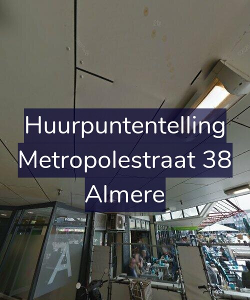 Foto gevel Huurpuntentelling voor Metropolestraat 38, Almere