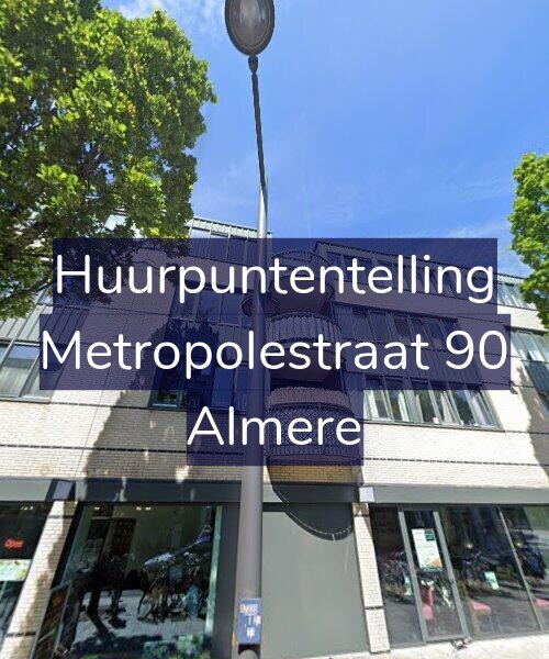 Foto gevel Huurpuntentelling voor Metropolestraat 90, Almere