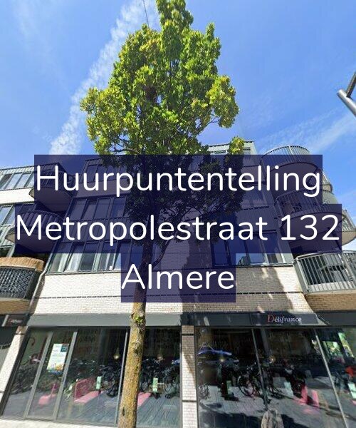 Foto gevel Huurpuntentelling voor Metropolestraat 132, Almere