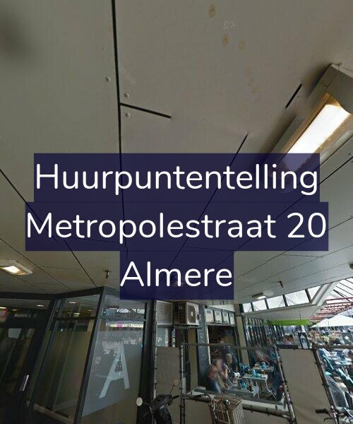 Foto gevel Huurpuntentelling voor Metropolestraat 20, Almere