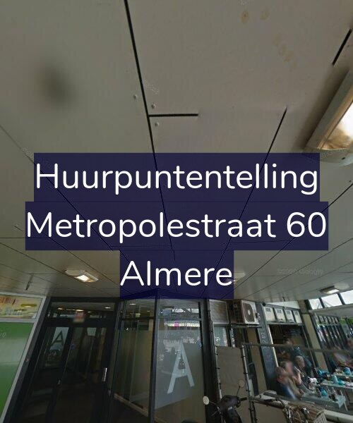 Foto gevel Huurpuntentelling voor Metropolestraat 60, Almere