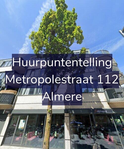 Foto gevel Huurpuntentelling voor Metropolestraat 112, Almere