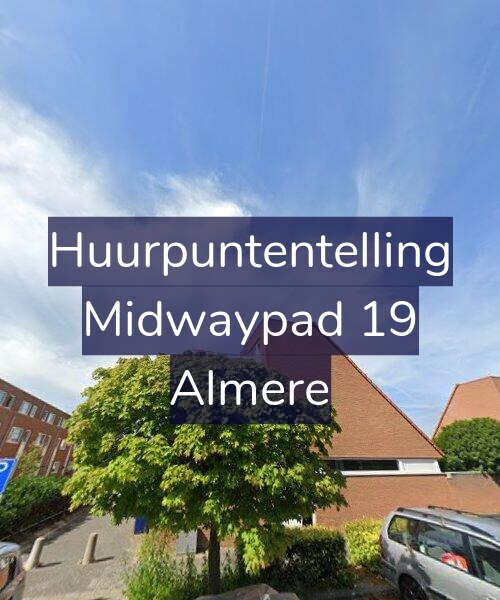 Foto gevel Huurpuntentelling voor Midwaypad 19, Almere
