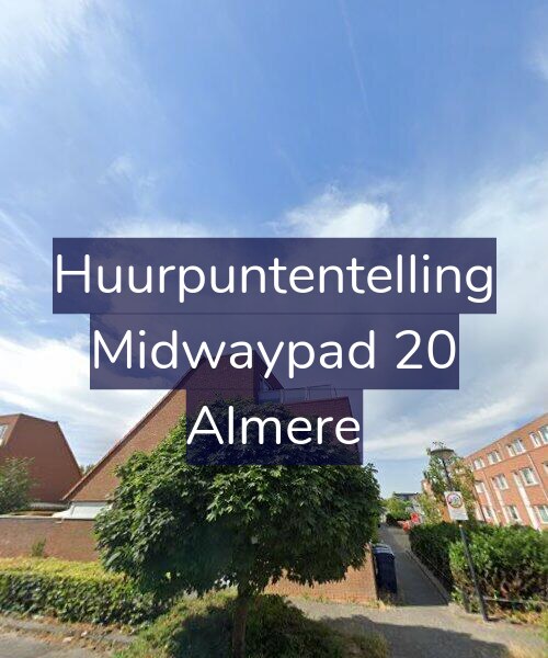 Foto gevel Huurpuntentelling voor Midwaypad 20, Almere