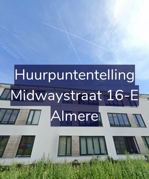 Foto gevel Huurpuntentelling voor Midwaystraat 16-E, Almere