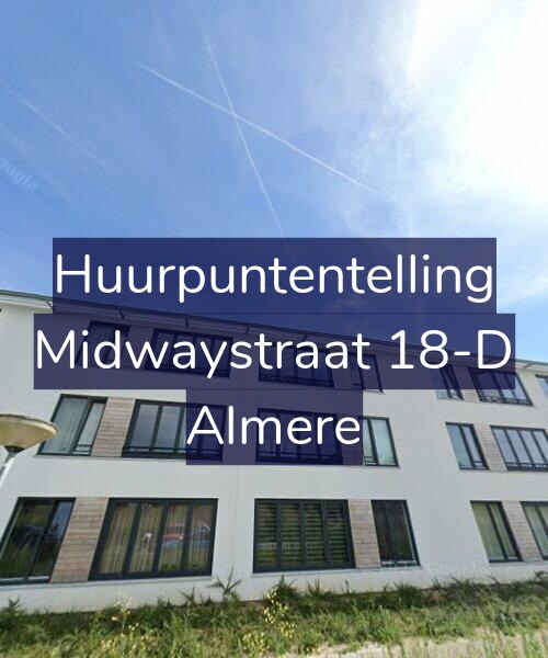 Foto gevel Huurpuntentelling voor Midwaystraat 18-D, Almere